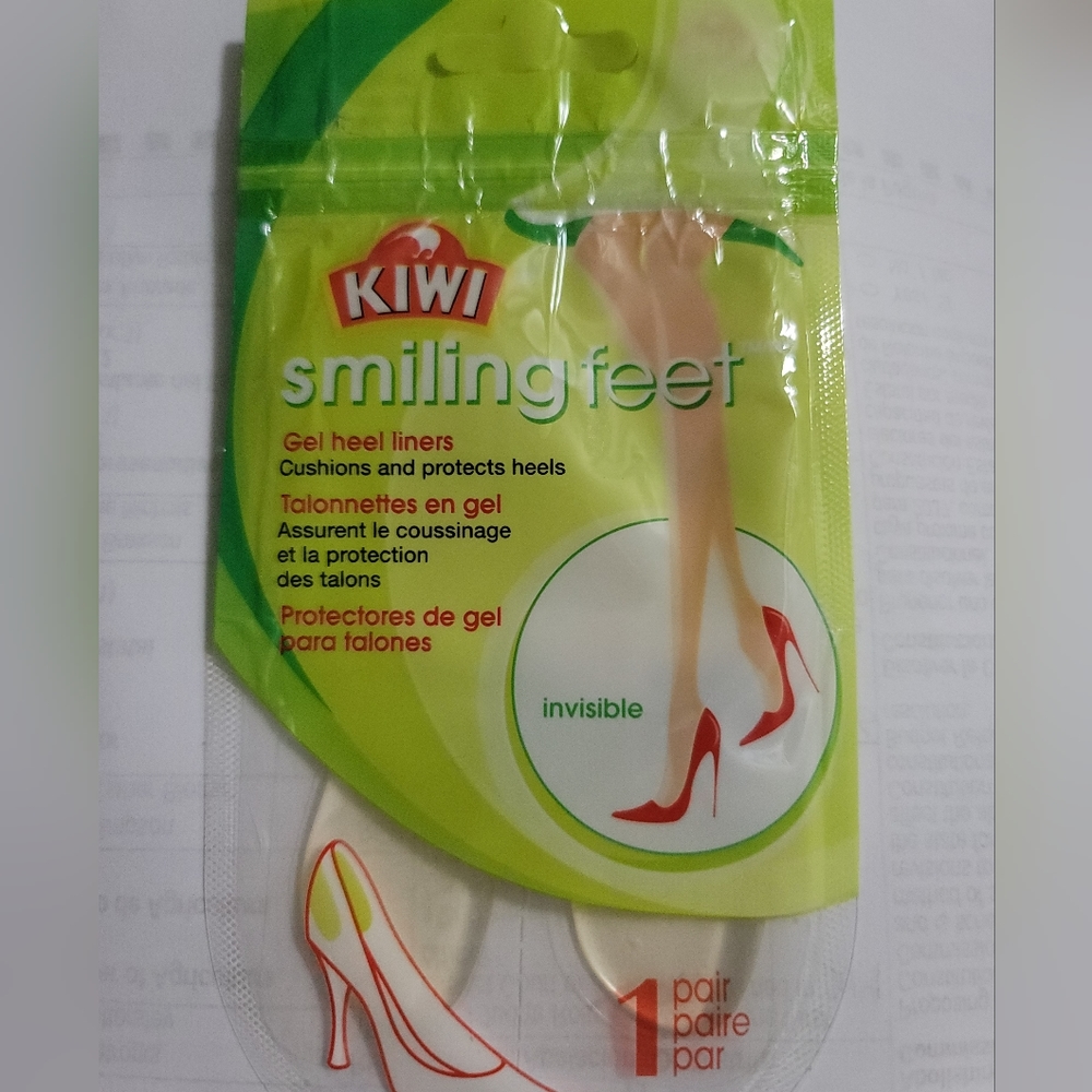 Kiwi Smiling Feet gel heel liners